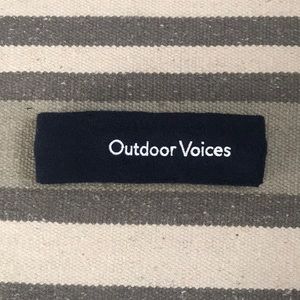 Outdoor Voices sweat band